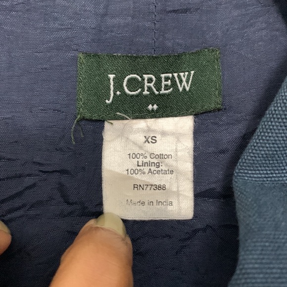 J. Crew Blue Jacket XS - Picture 8 of 9